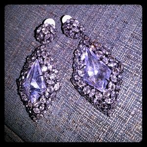 Alexis bittar earrings nova crystal clip on